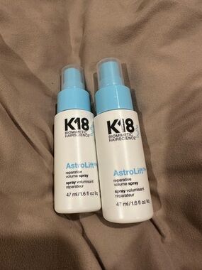 K18 AstroLift Reparative Volume Spray in Light Blue - Lightweight Lift